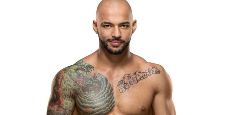 WWE NXT standout Ricochet takes flight at Halftime Heat