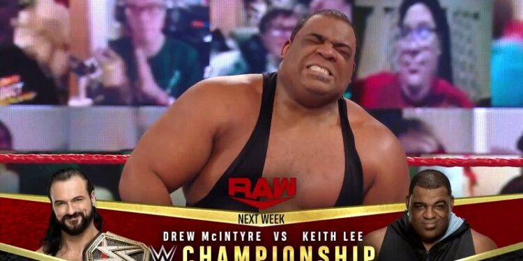 Lee to meet McIntyre for WWE Championship