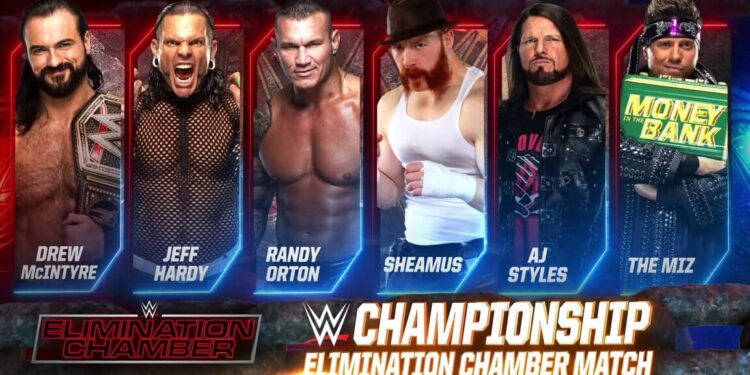 McIntyre faces five at Elimination Chamber